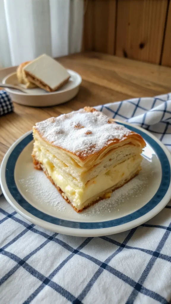 Domowa karpatka z kremem budyniowym – karpatka przepis