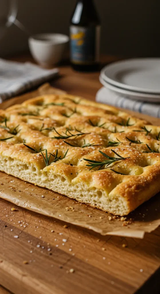 Domowa focaccia z rozmarynem – focaccia przepis krok po kroku