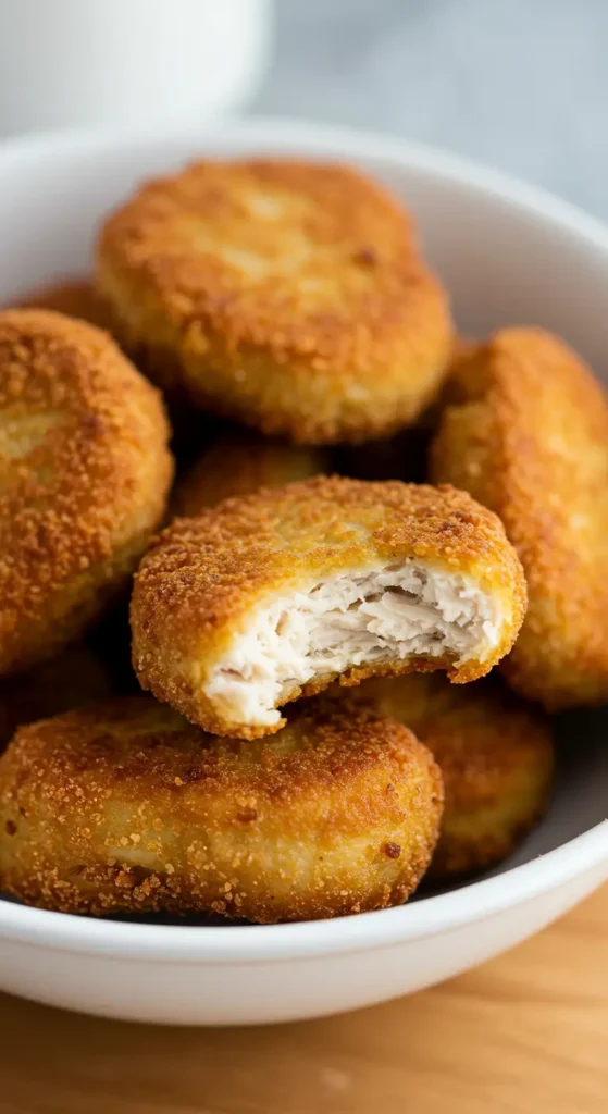 Pieczone nuggetsy z kurczaka przepis – domowe, chrupiące i soczyste