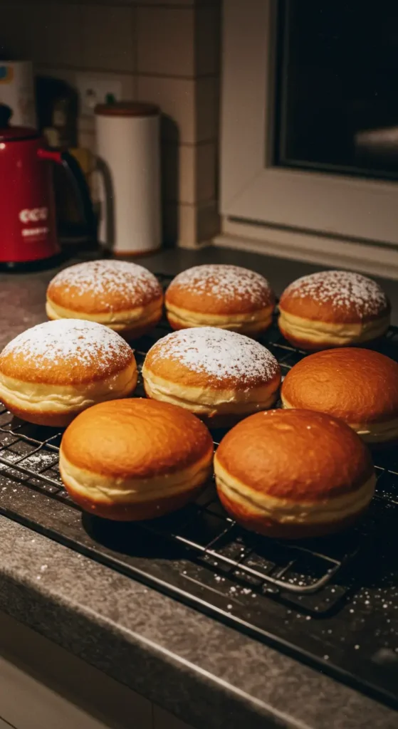 Domowe pączki przepis – puszyste i nadziewane marmoladą, polane lukrem cytrynowym