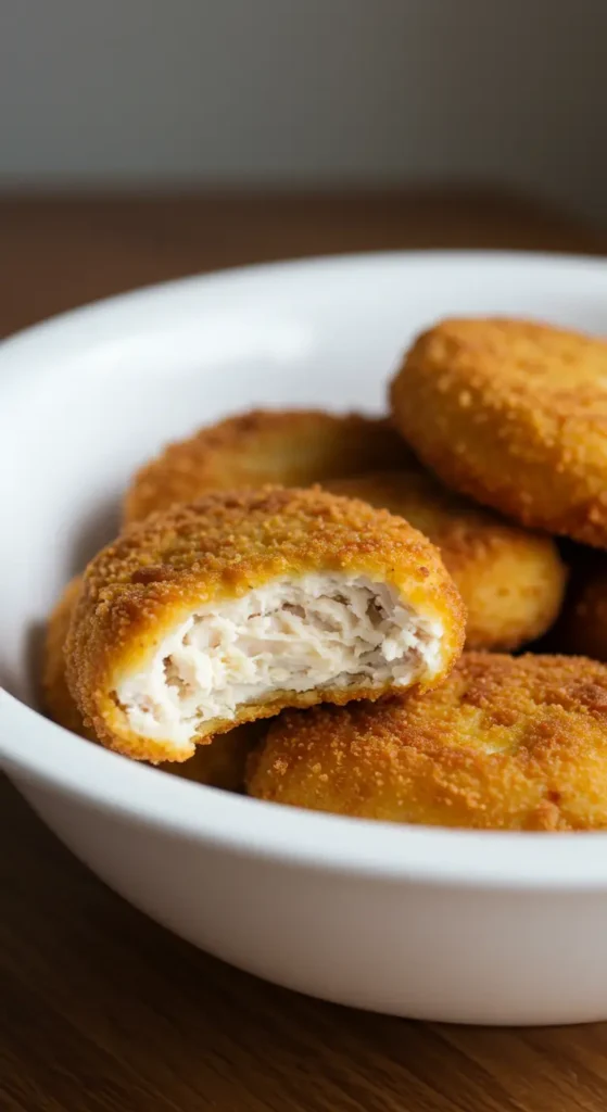Pieczone nuggetsy z kurczaka przepis – domowe, chrupiące i soczyste