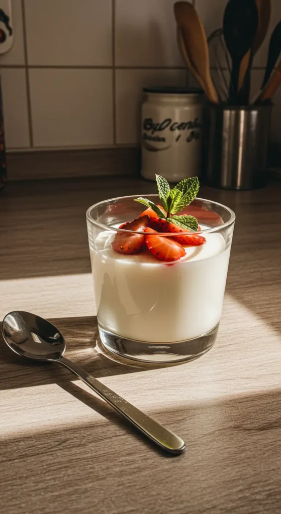panna cotta przepis – włoski deser z musem owocowym
