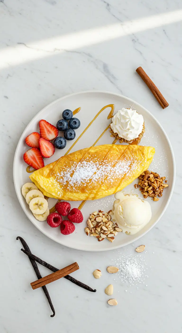 Królewski Omlet na Słodko: Smakowa Uczta