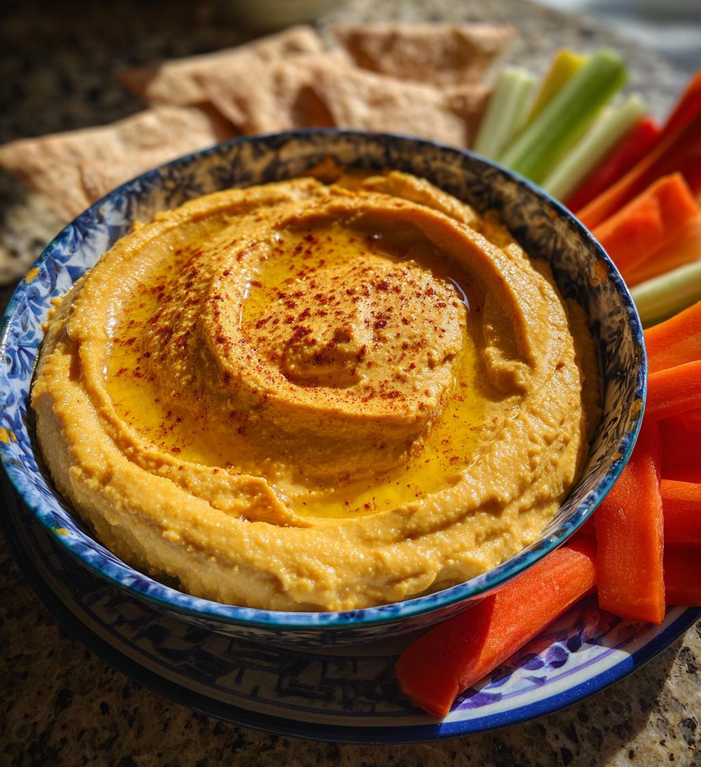 Butternut Squash Hummus - detail 1