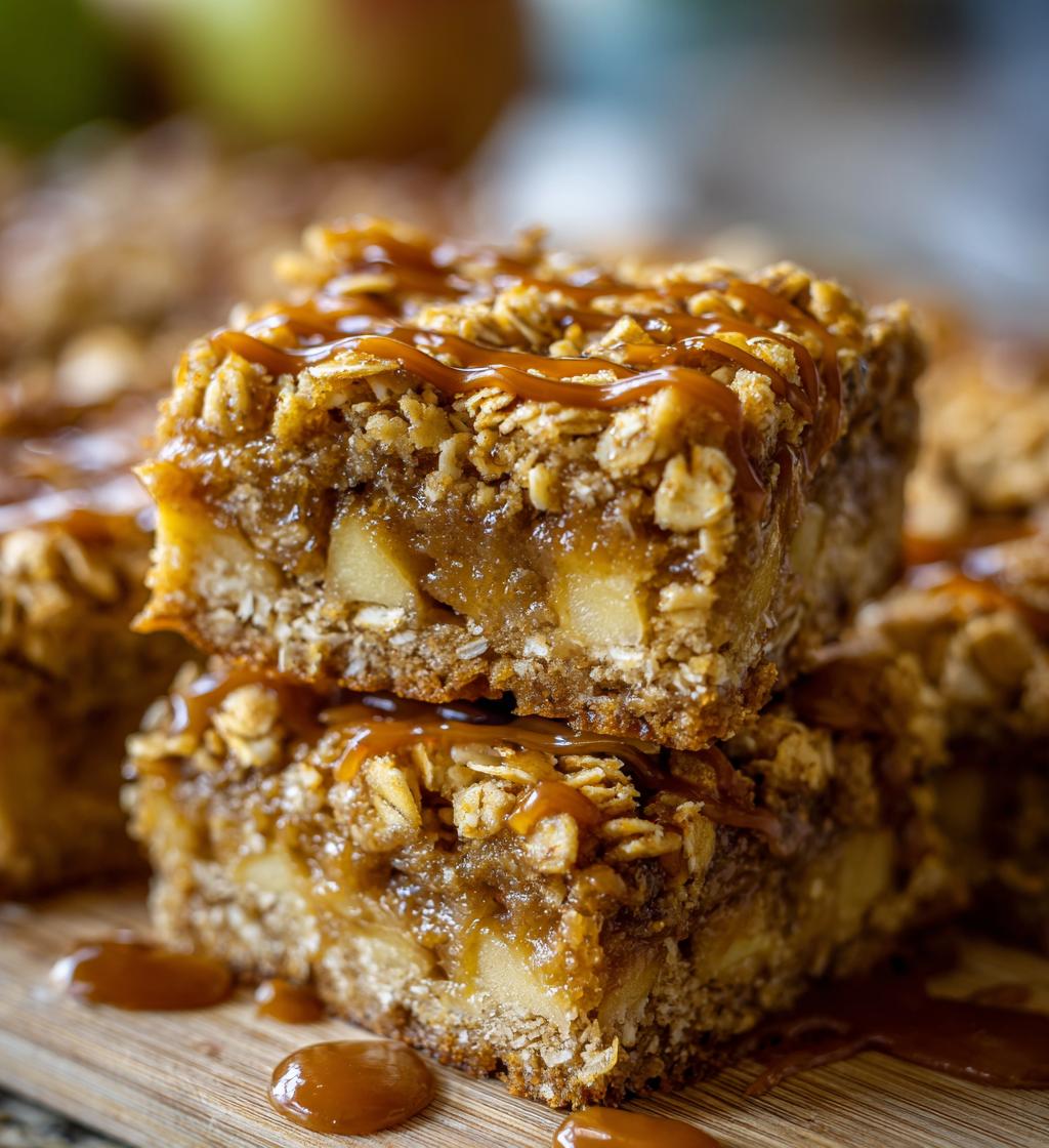 Caramel Apple Crisp Bars - detail 1