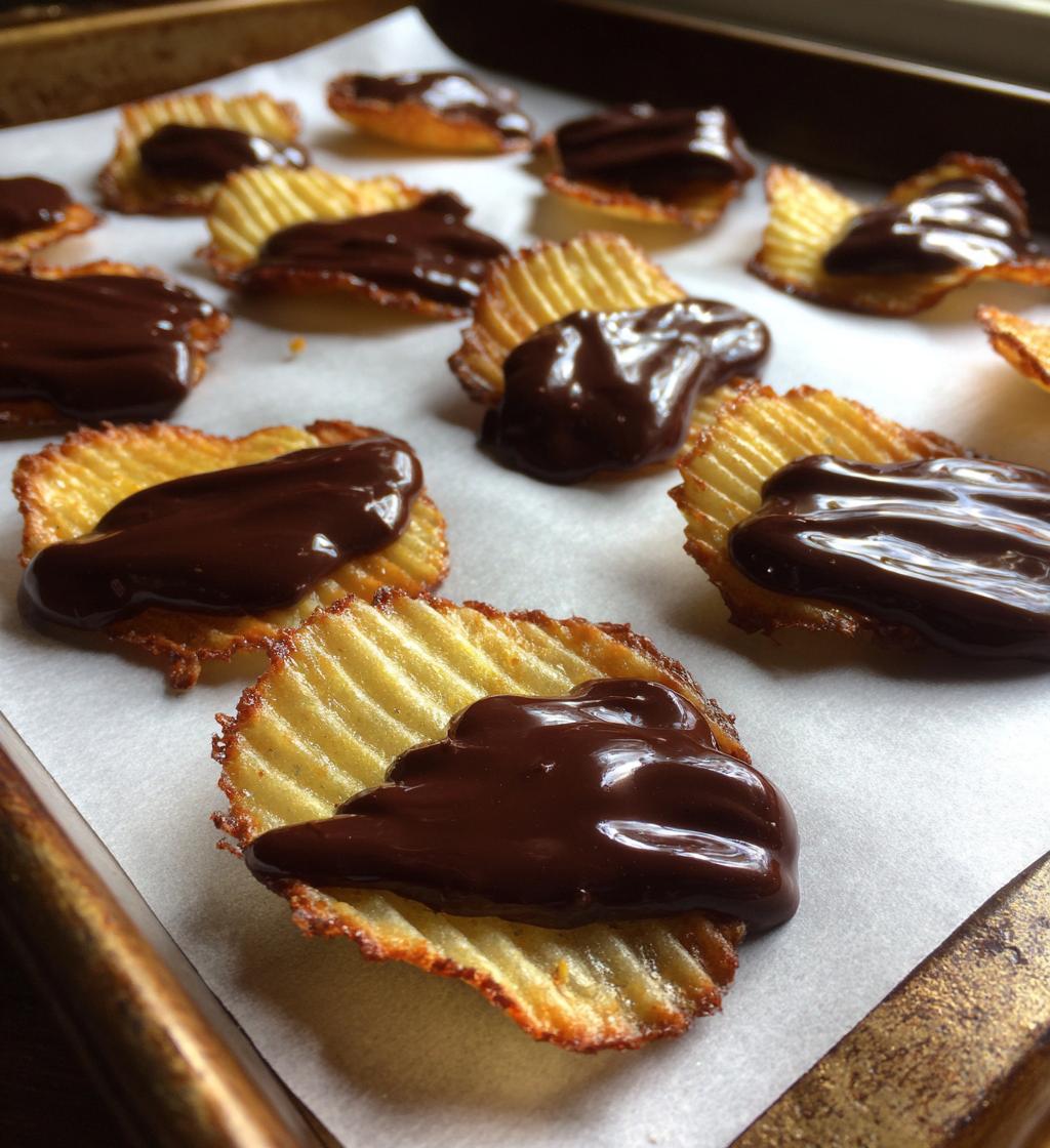 Chocolate Covered Potato Chips - detail 1