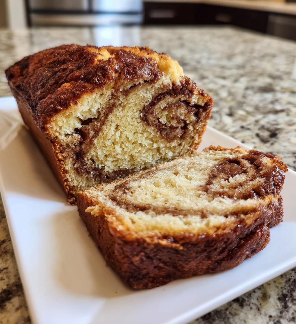 Cinnamon Roll Banana Bread - detail 1