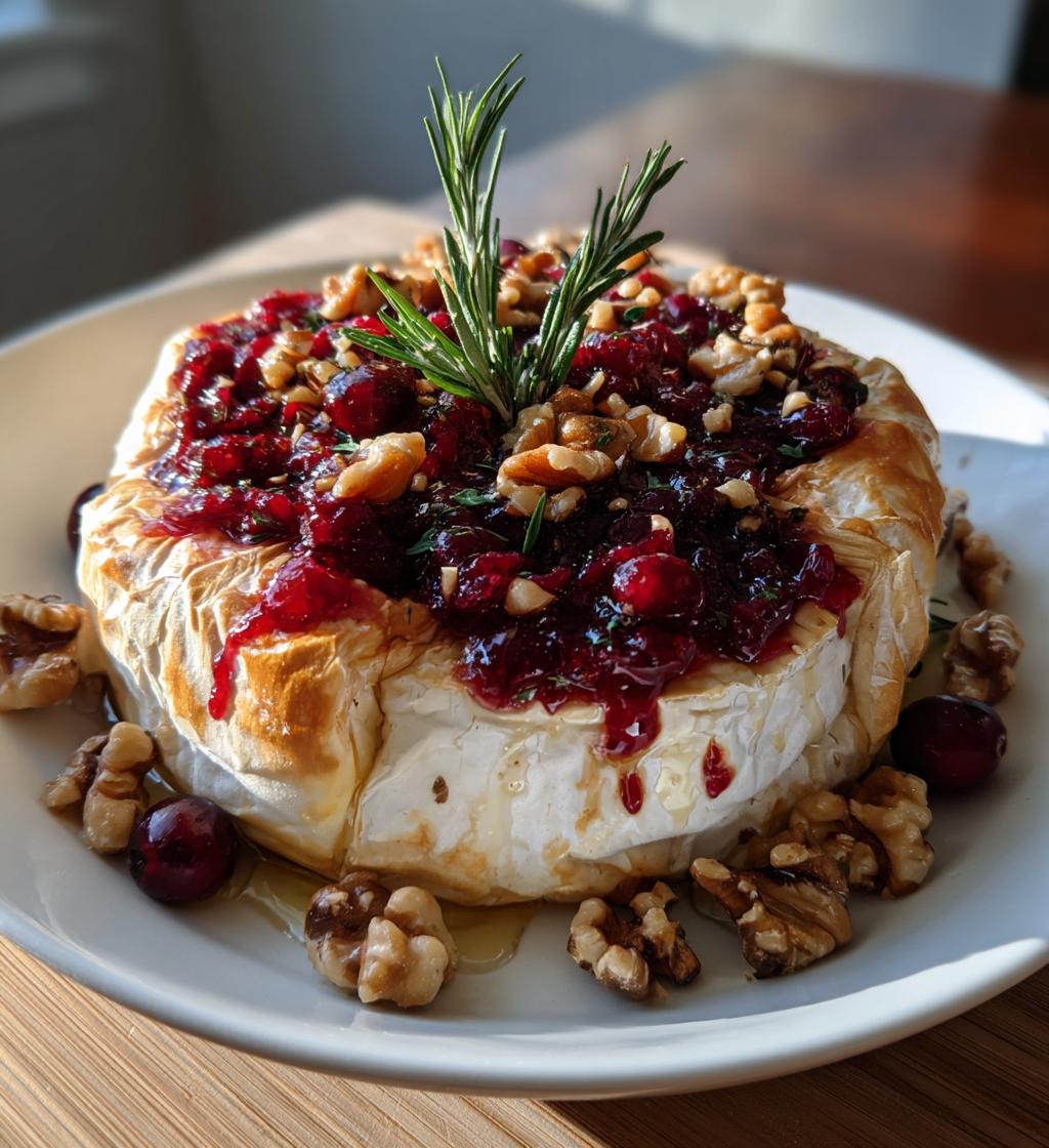 Cranberry Baked Brie - detail 1