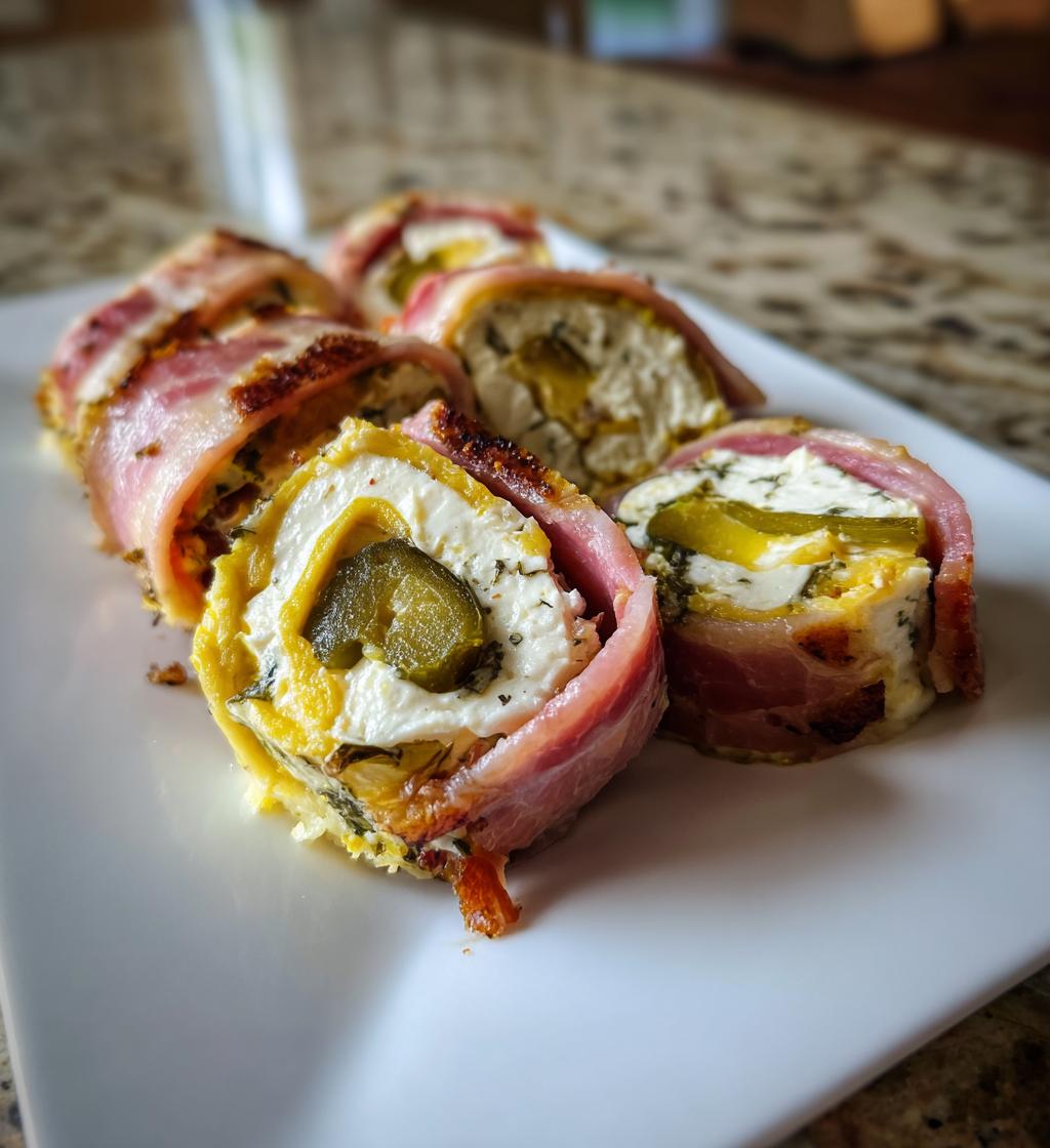 Cream Cheese Pickle Roll-Ups - detail 1