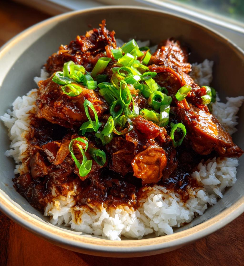 Filipino Chicken Adobo Bowls (without vinegar or with halal substitutions) - detail 1