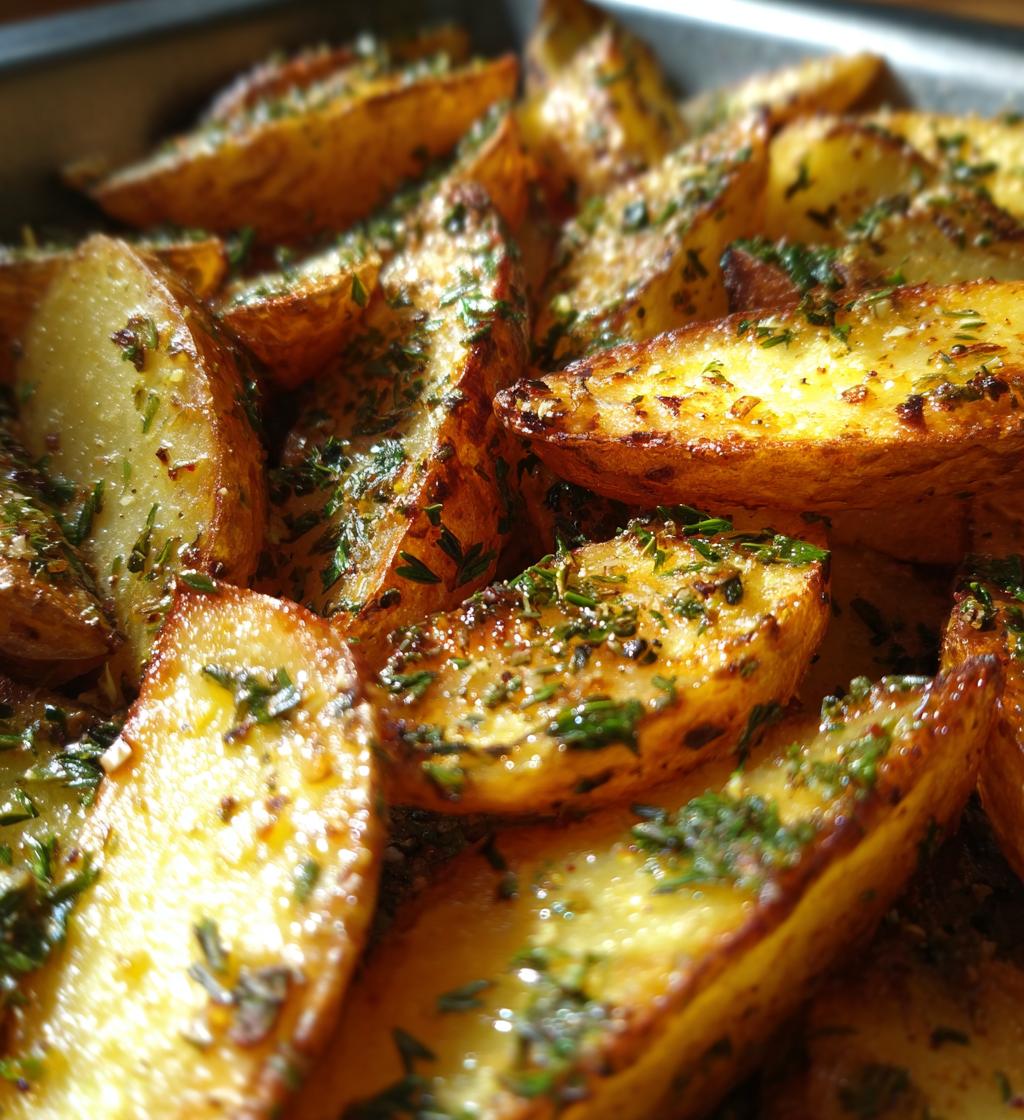 Greek Lemon Potatoes with Oregano - detail 1