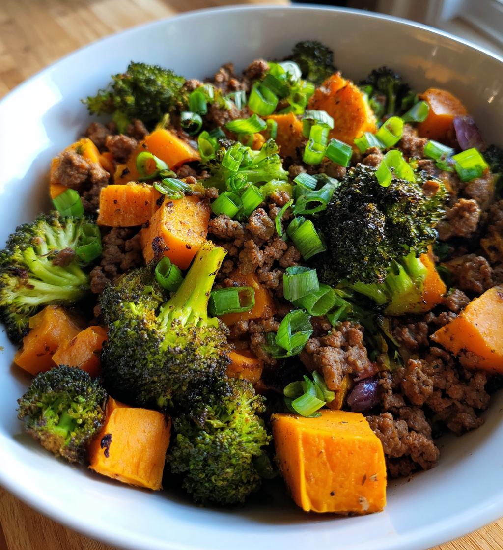 High Protein Beef Sweet Potato Bowl - detail 1