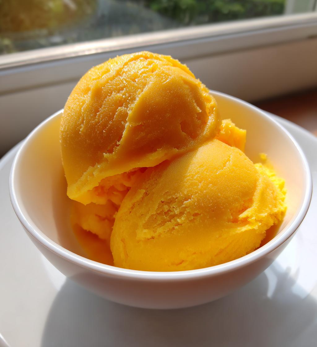Mango Shaped Ice Cream - detail 1