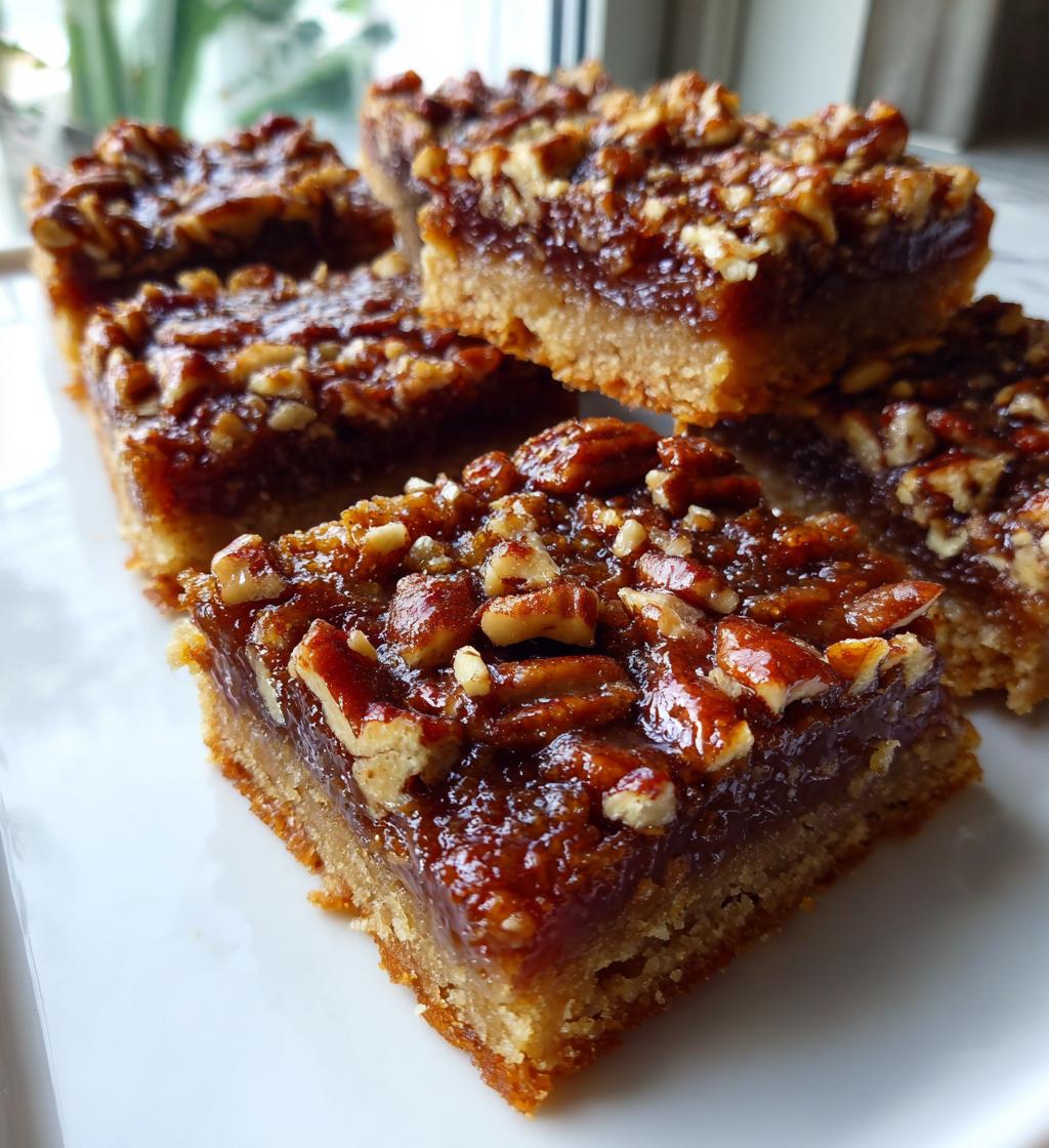 Pecan Pie Bars - detail 1