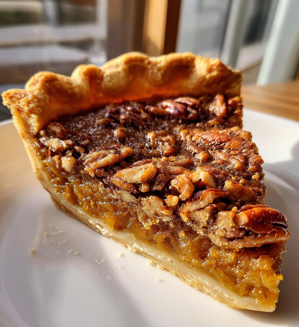 Pumpkin Pecan Pie - detail 1