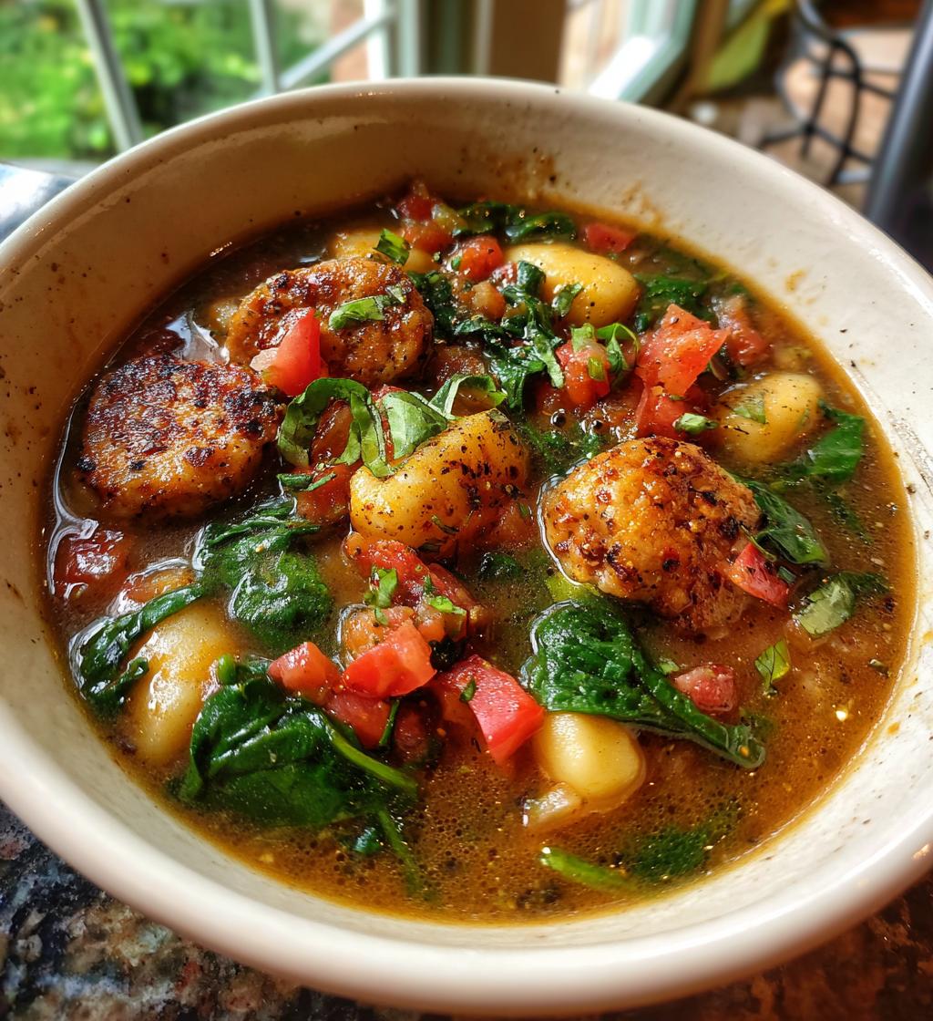 Sausage Gnocchi Soup - detail 1