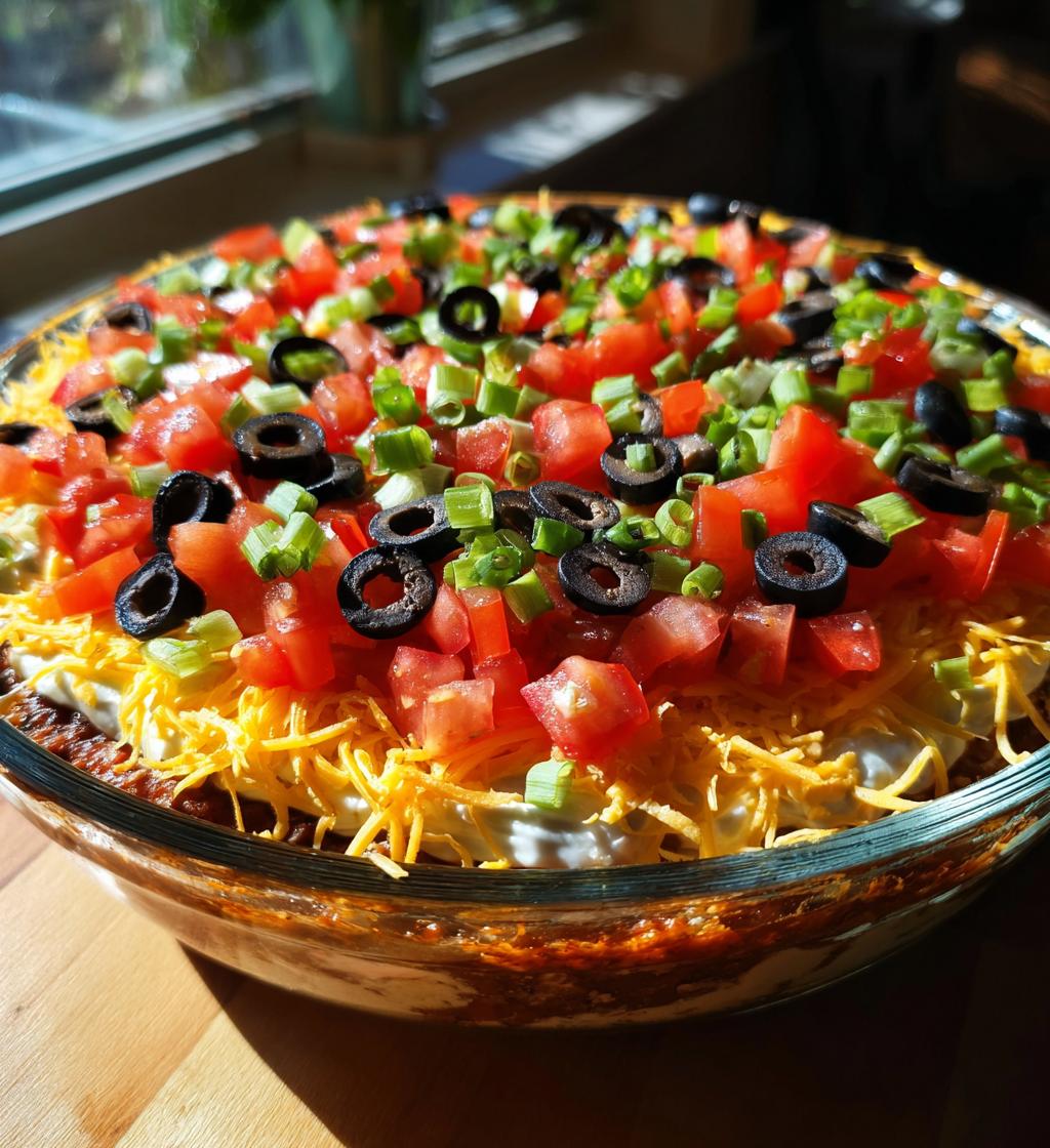 Southern Seven-Layer Dip - detail 1