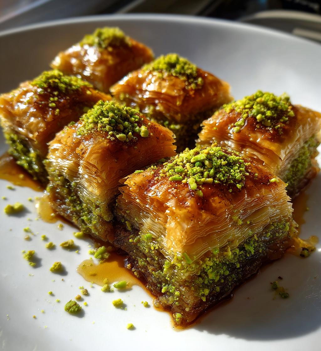 Turkish Pistachio Baklava Bites (using halal-certified ingredients) - detail 1