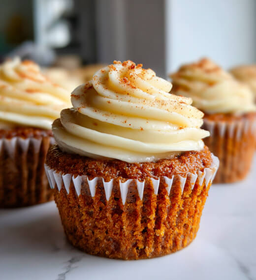 Pumpkin spice cupcakes