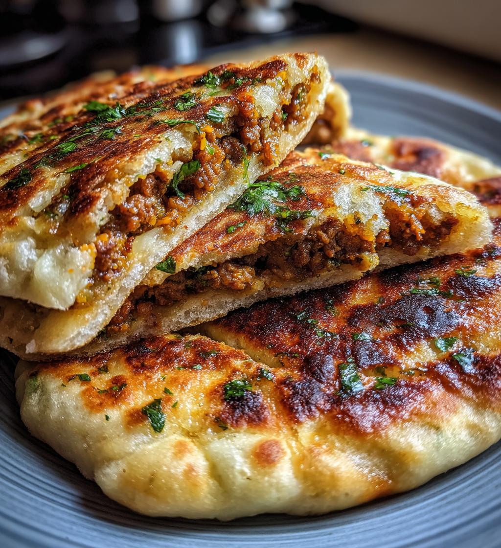 Afghani Keema Naan - detail 1