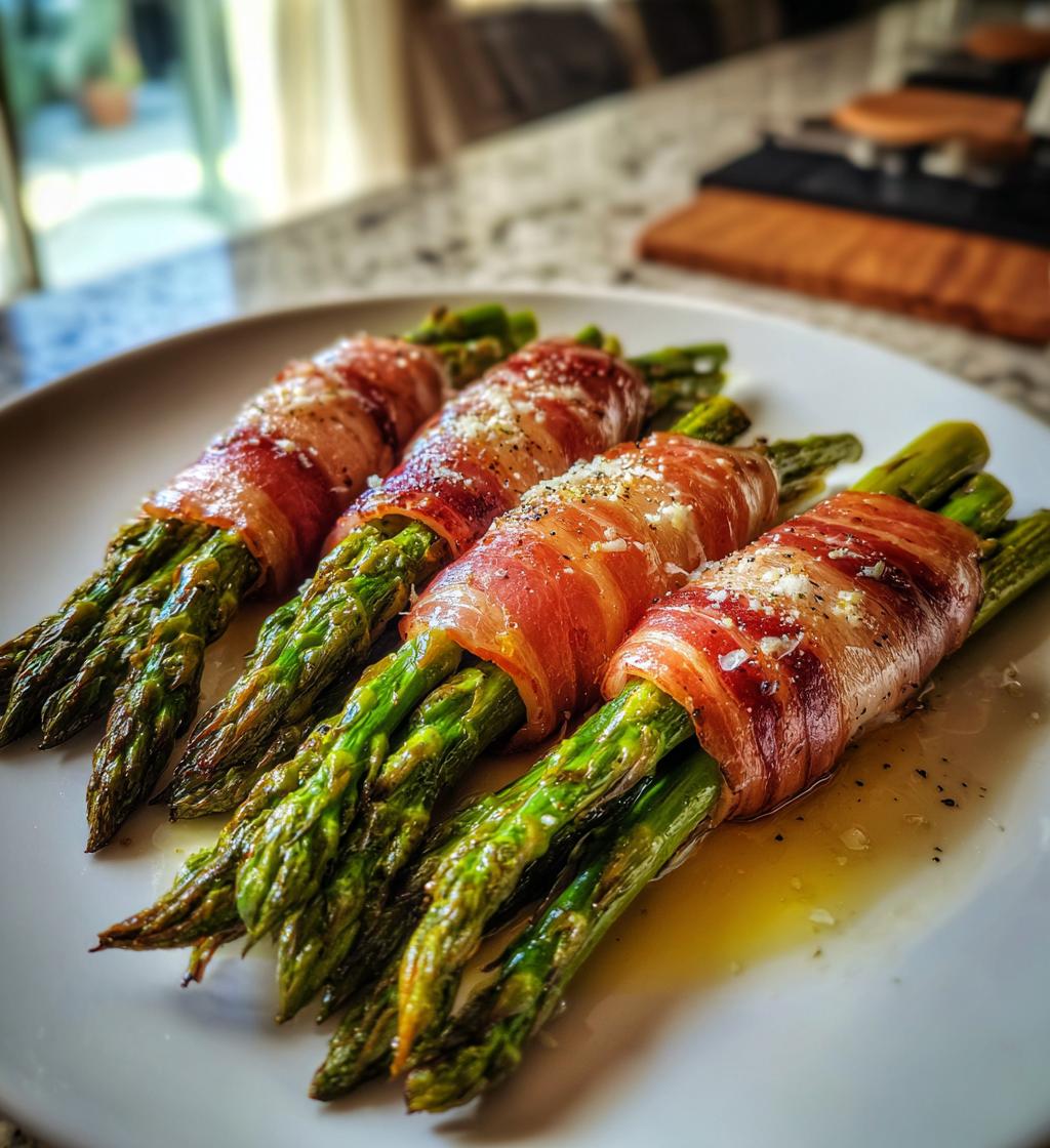 Asparagus Wrapped in Turkey - detail 1