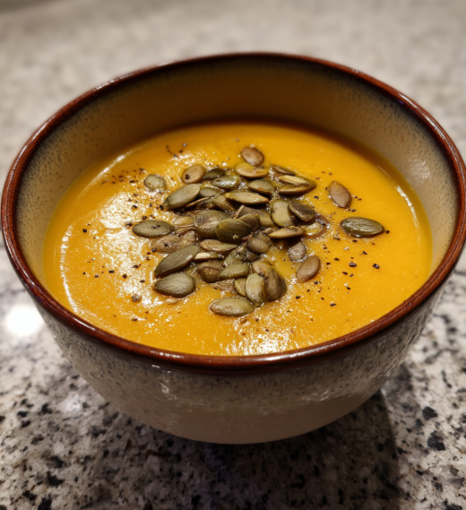 Autumn Squash Soup - detail 1