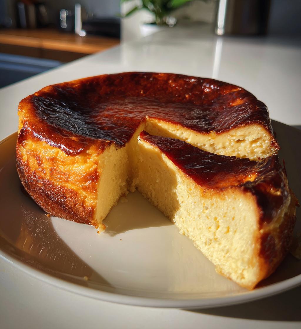 Basque‑Style Cheesecake - detail 1