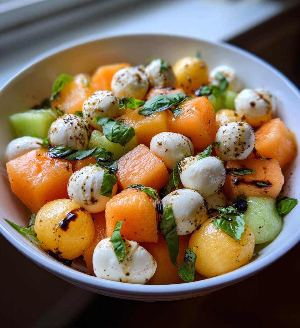 Caprese‑Style Melon Salad - detail 1
