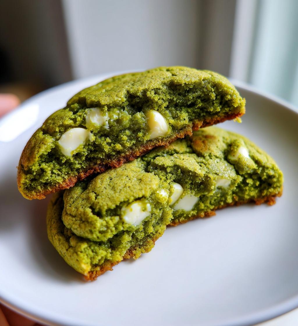 Chewy Matcha Cookies - detail 1