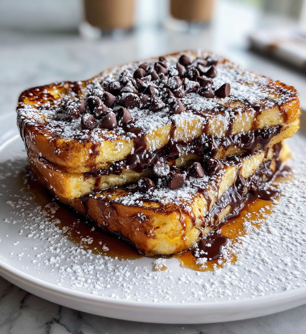 Choc French Toast Breakfast - detail 1