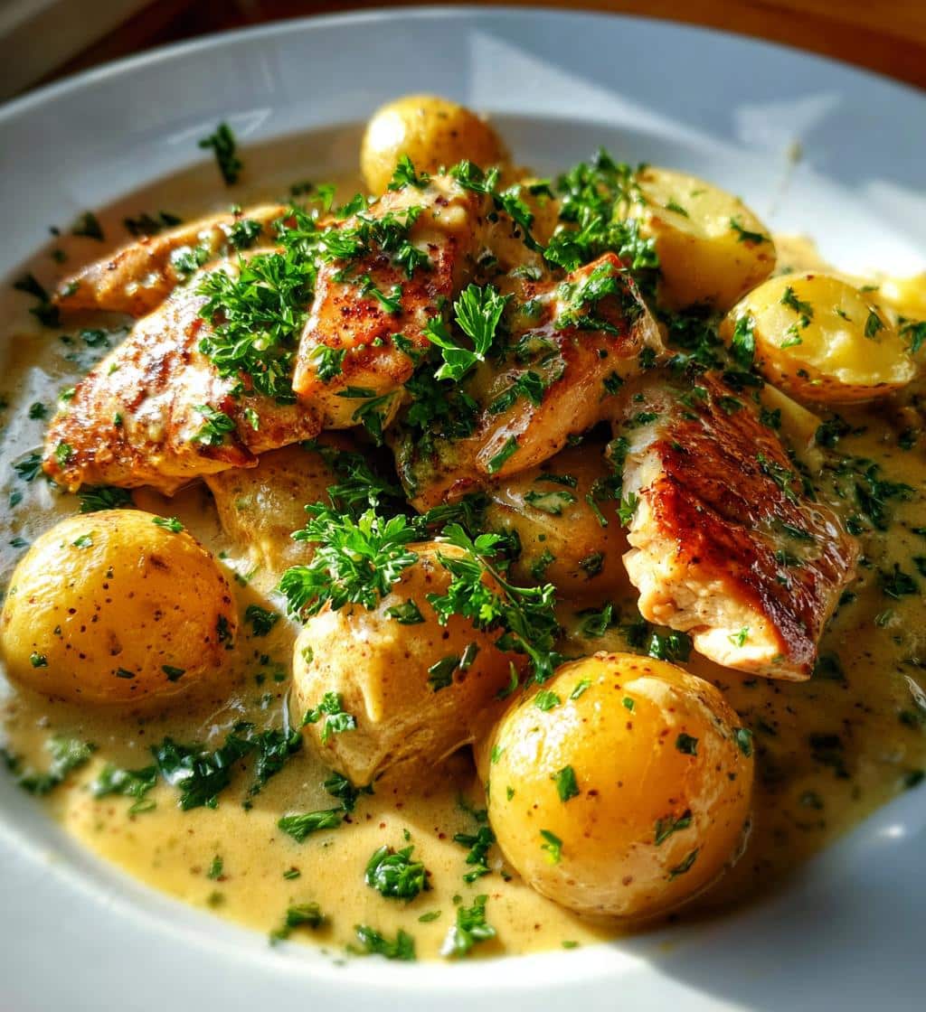 Creamy Dijon Chicken Potatoes - detail 1