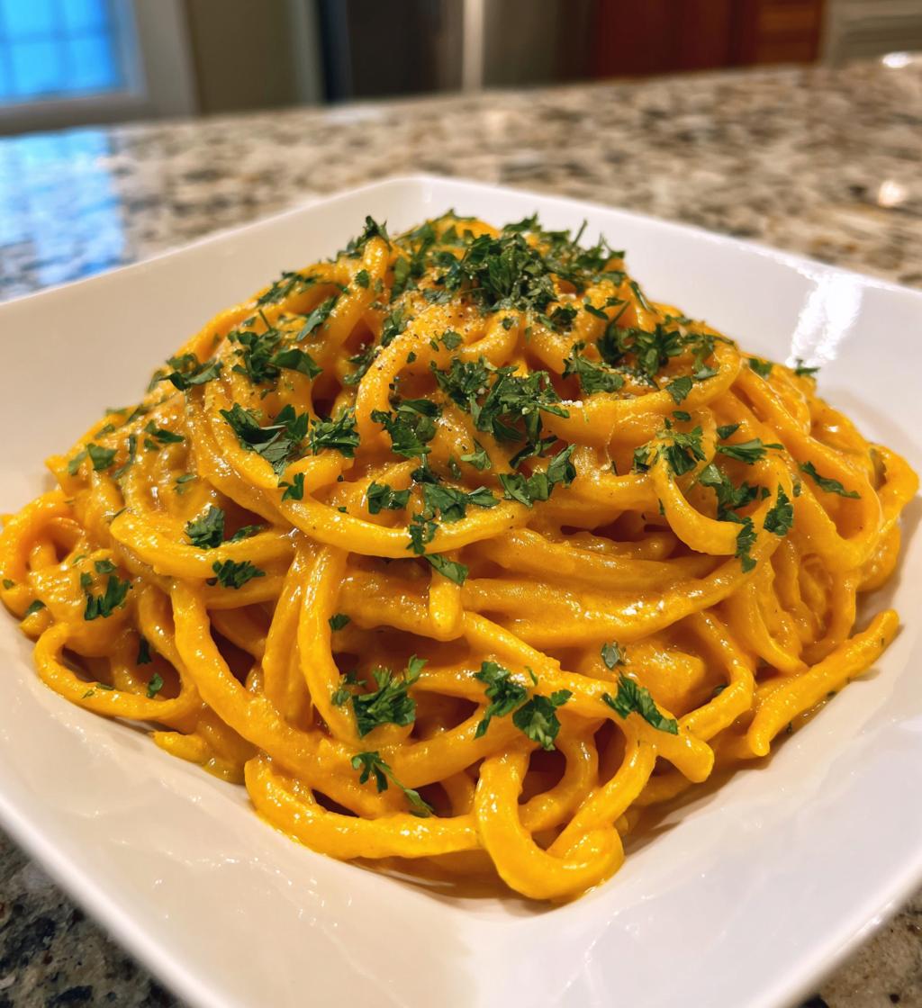 Creamy Pumpkin Pasta - detail 1