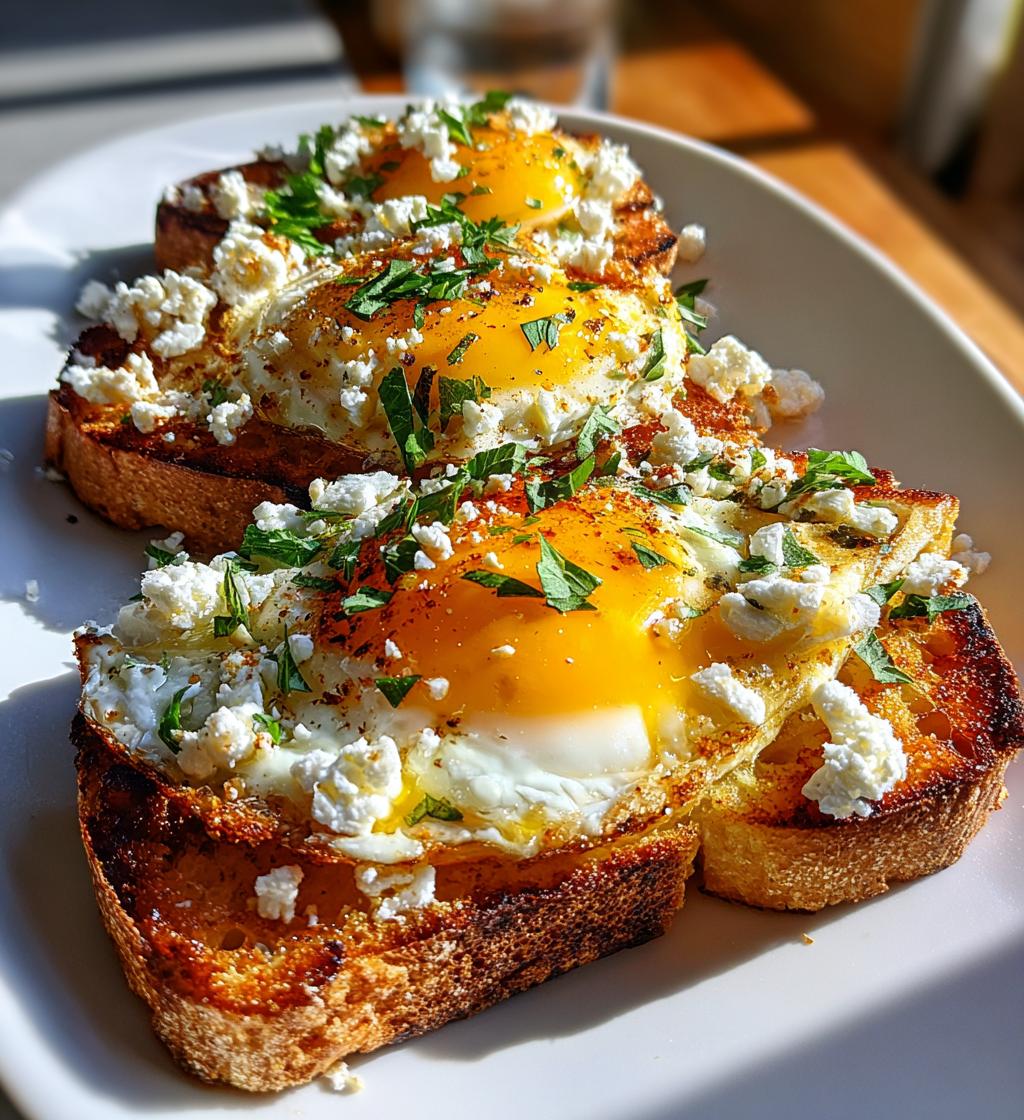 Crispy Feta Eggs Toast - detail 1