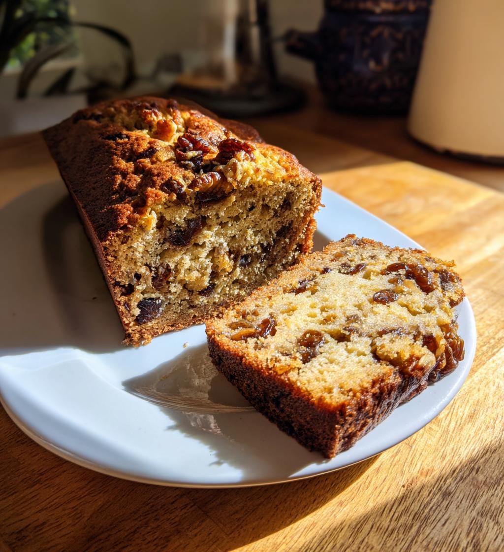 Date Walnut Tea Loaf - detail 1