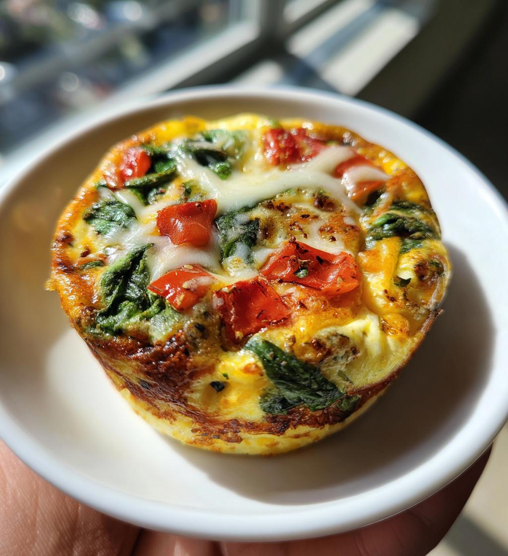 Egg Spinach Breakfast Cups - detail 1