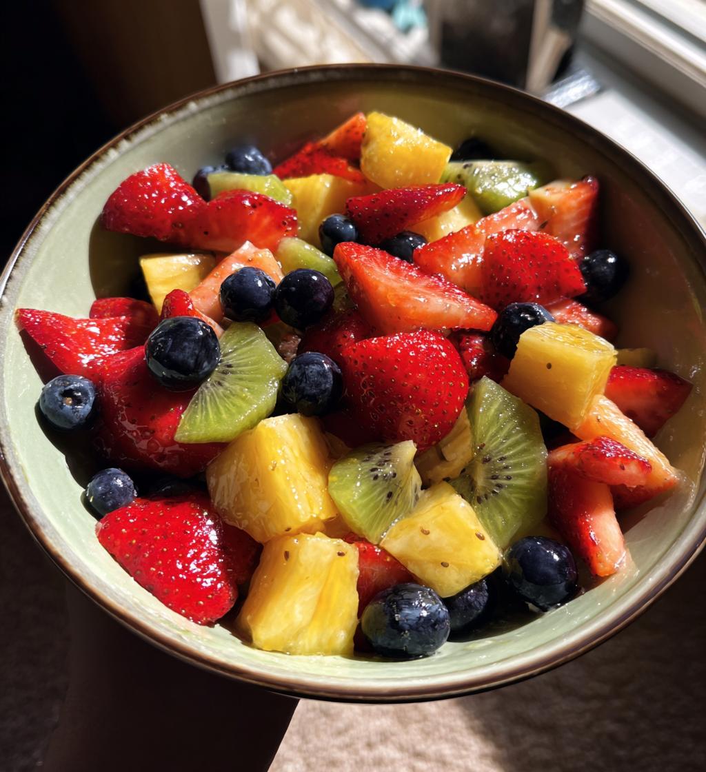 Fruit Salad Honey Lime Dressing - detail 1