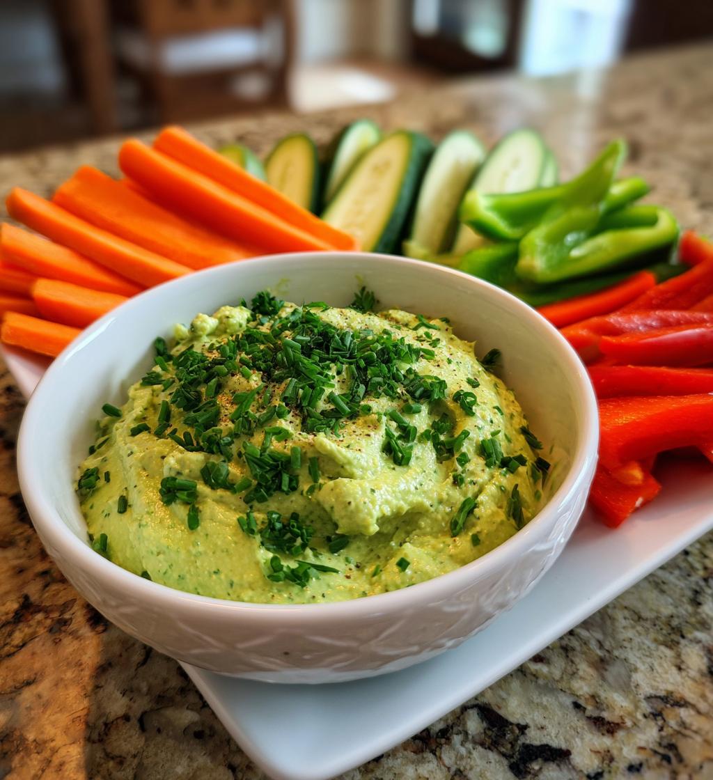 Green Goddess Salad Dip - detail 1