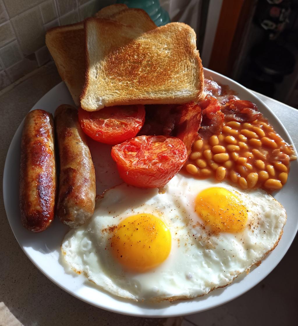 Halal English Breakfast Plate - detail 1
