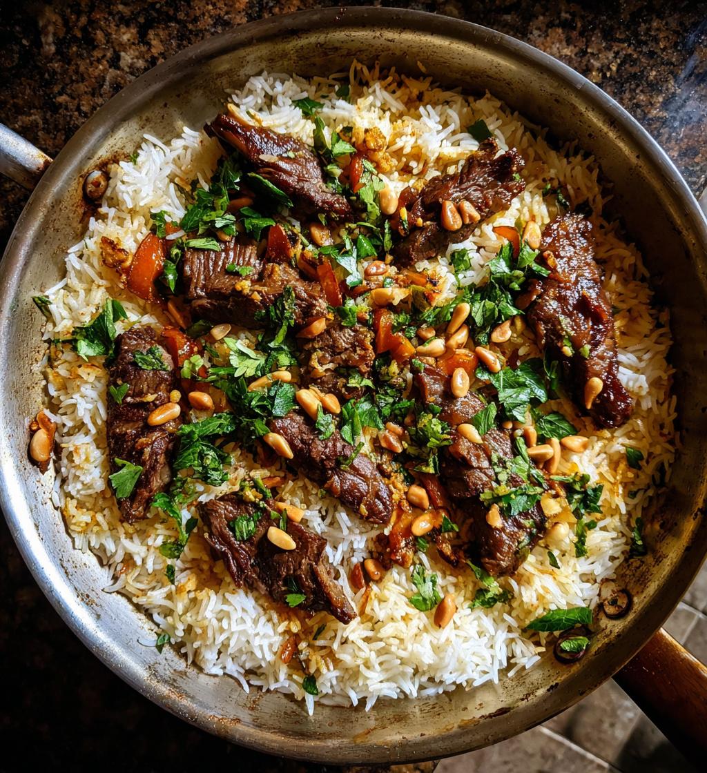 Halal Lamb Mansaf Rice - detail 1