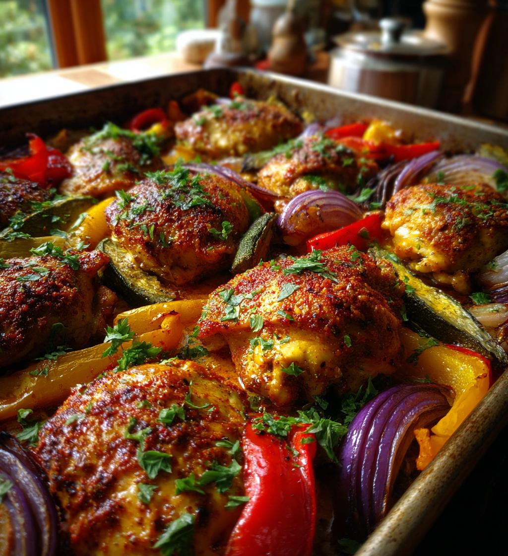 Harissa Chicken Traybake - detail 1