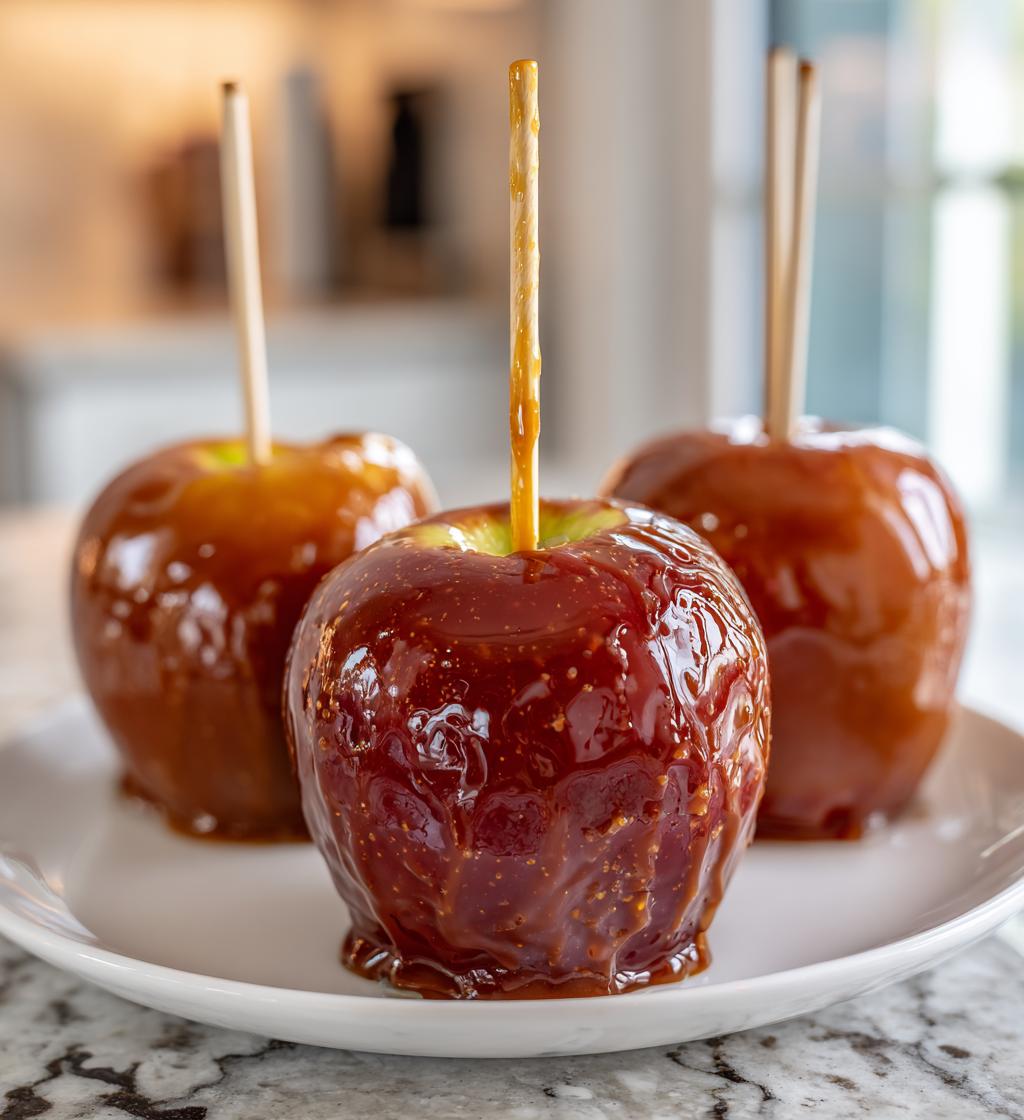 Homemade Caramel Apples - detail 1