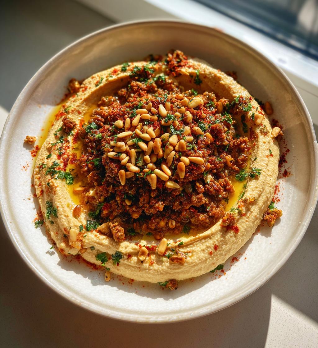 Hummus bil Lahme - detail 1