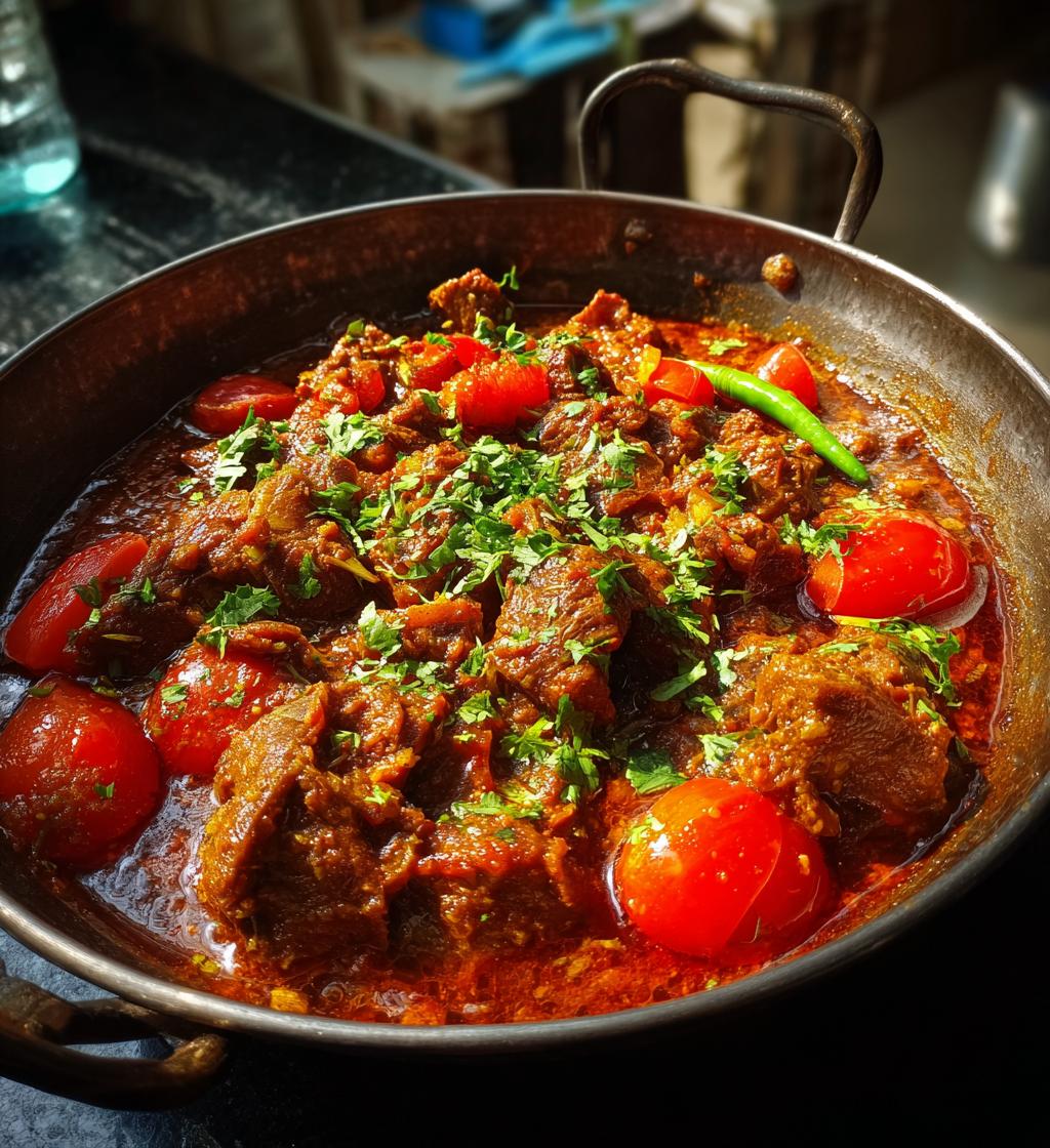 Karahi Gosht - detail 1