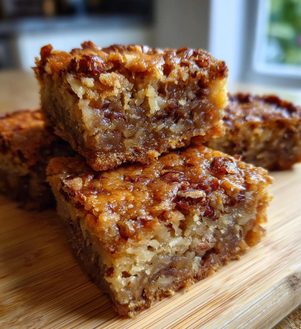 Kentucky Sawdust Pie (coconut‑pecan pie bar style) - detail 1