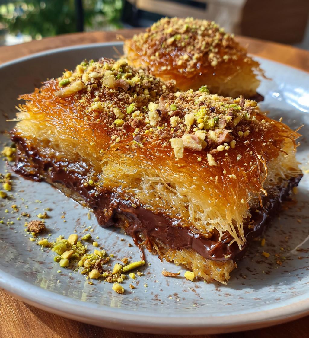 Knafeh Chocolate Crunch Bars - detail 1