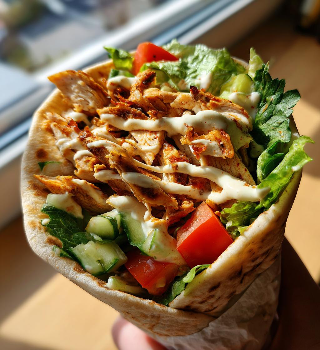 Lebanese Chicken Shawarma Wraps - detail 1