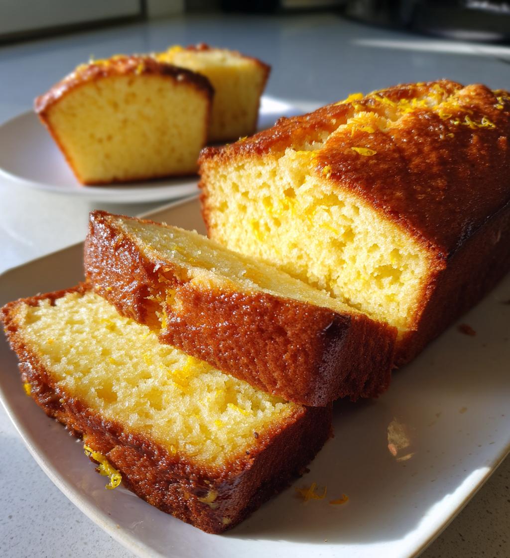 Lemon Yoghurt Loaf Cake - detail 1