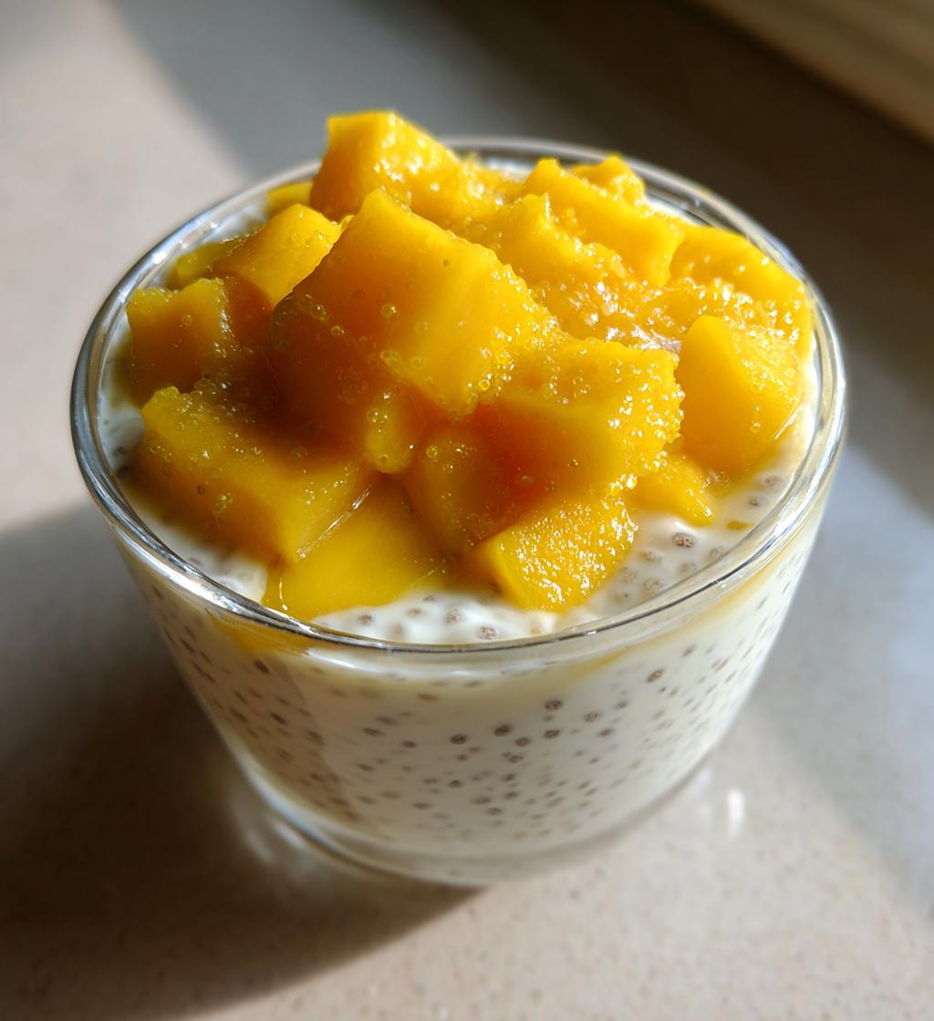 Mango Chia Breakfast Pudding - detail 1