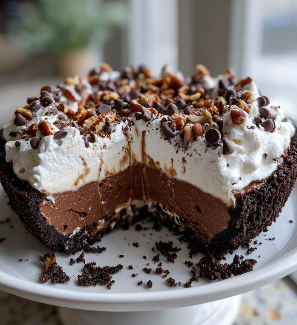 Midnight Cowboy Delight (layered chocolate‑pecan dessert) - detail 1