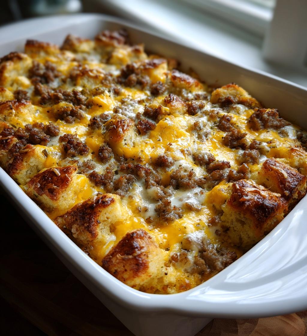 Overnight Biscuit Breakfast Casserole - detail 1
